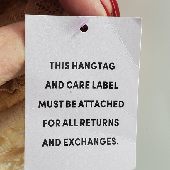 NWT Fenty lace bra cream color crossback size 1X - Picture 16 of 16